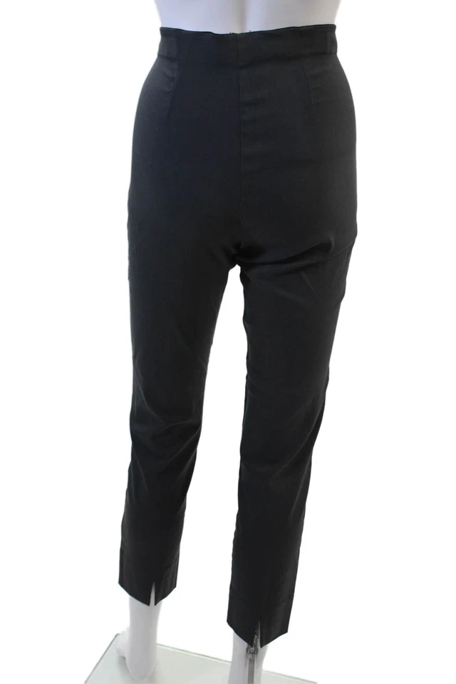 Pantalones de vestir cortos al tobillo negros Equestrian para mujer talla S Foto 3 de 4