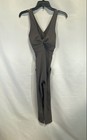 Fabletics Women's Twist Front Oasis Rib Pocket Jumpsuit Taupe Slate Size S NWT — photo 1