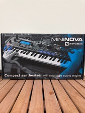 Novation MiniNova Synthesizer Keyboard   FOR PARTS   Broken Keys   READ