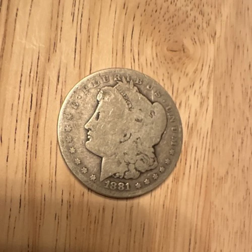 1881 Morgan Silver Dollar $1 Coin Circulated Uncertified 0.9 Fineness