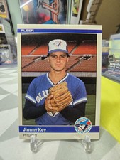 Jimmy Key 1984 Fleer Update Rookie #U-61 Toronto Blue Jays