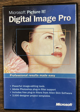 Microsoft Picture It Digital Image Pro Version 7.0 - 2 CD Set - Photo Editing