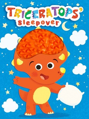Triceratops' Sleepover - Children's Touch and Feel Storybook - Sensory Board...