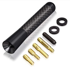 Stubby Carbon Fibre Car Aerial 8cm for Ford Fiesta ST170 ST180 ST200 ST Line