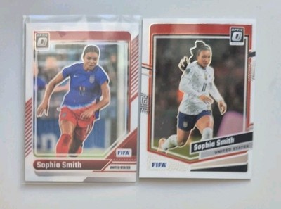 soccer trading 2 cards lot *Sophia Smith* Team USA Optic 2023-25