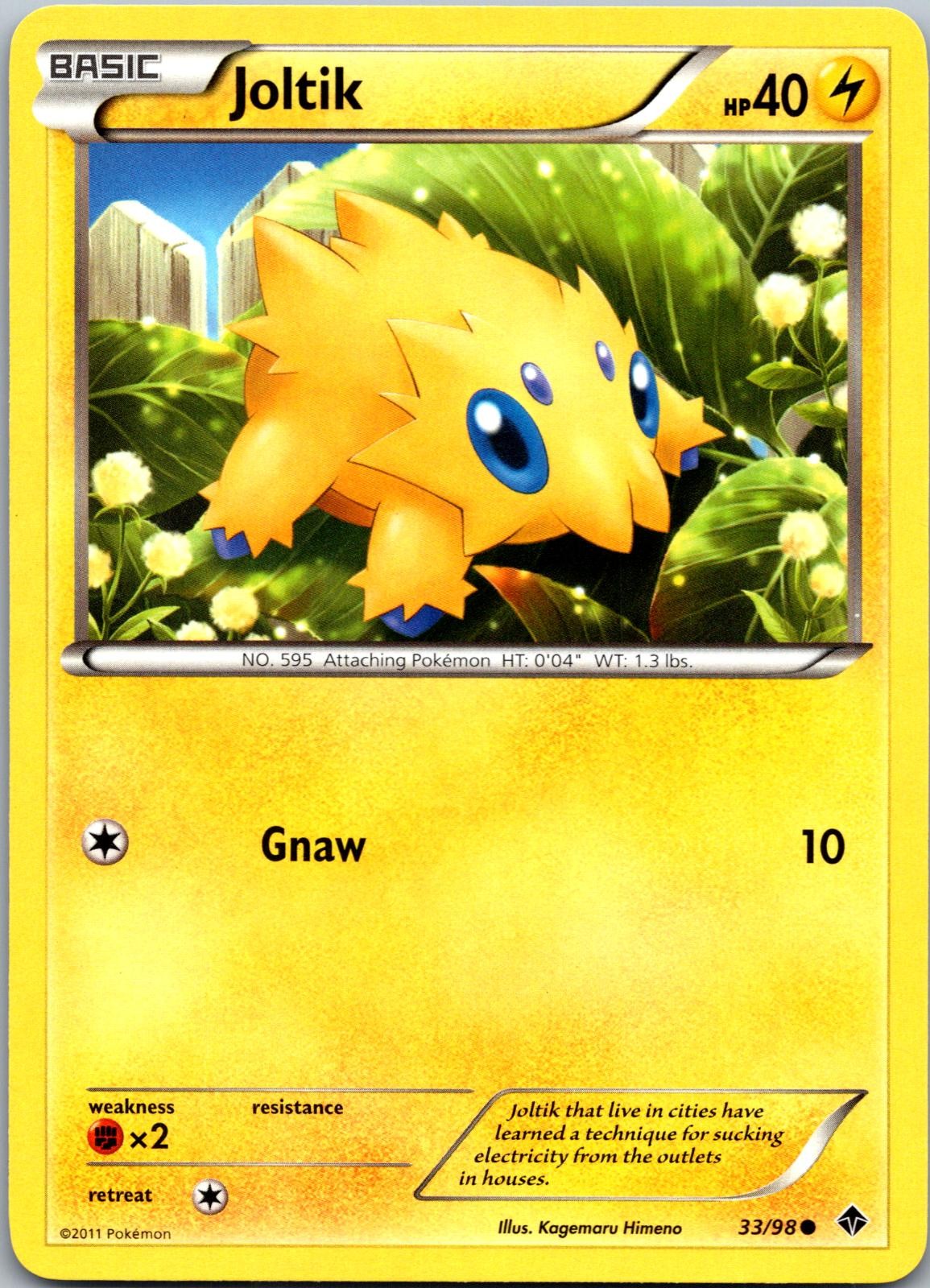 JOLTIK 33/98 COMMON EMERGING POWERS POKEMON NM/M