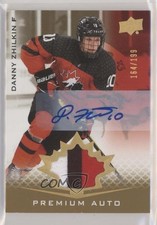 2021 Upper Deck Team Canada Juniors /199 Tier 1 Danny Zhilkin #26 Patch Auto n1u