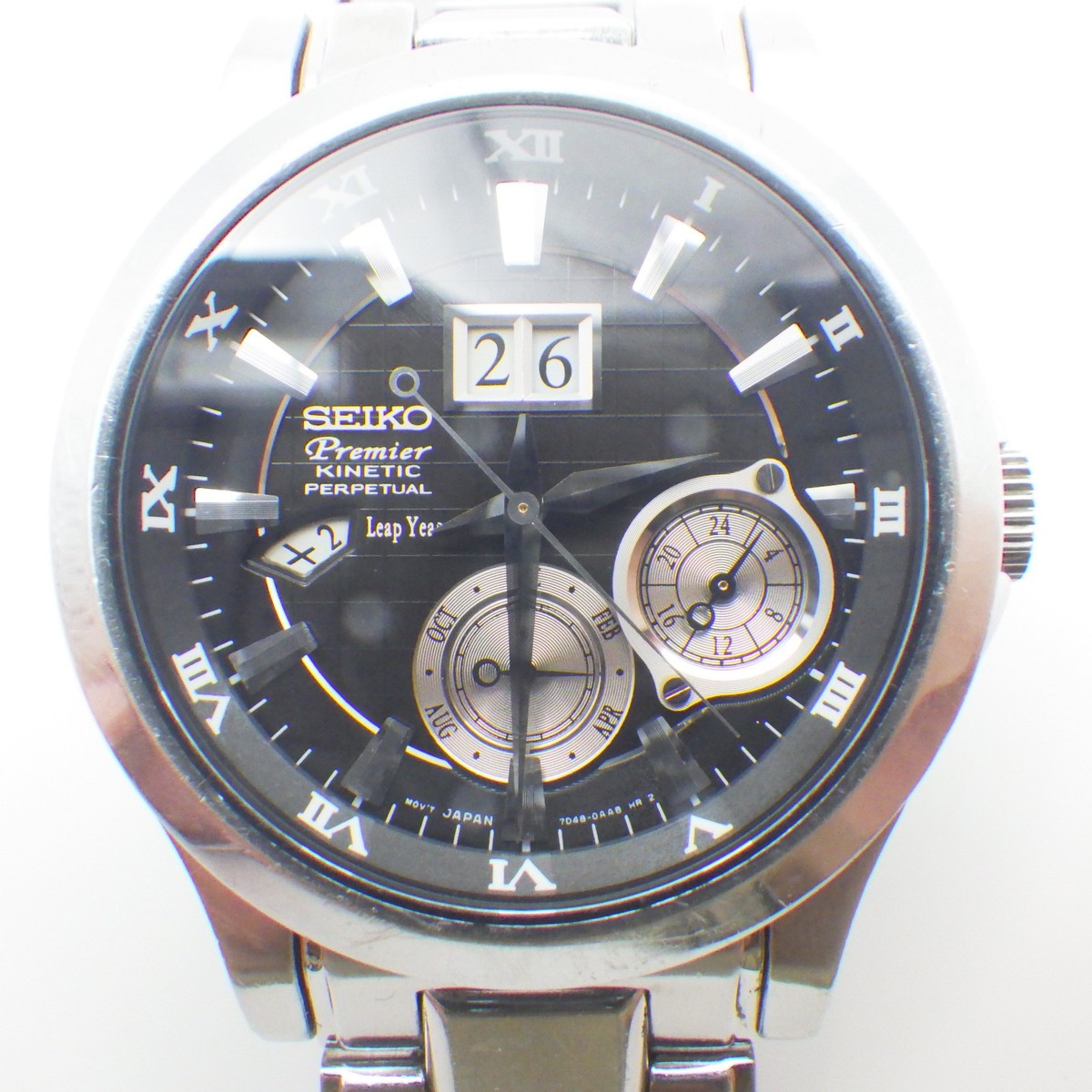 EXC+++* Seiko Premier Kinetic Perpetual 7D48-0AA0 Vintage Kinetic