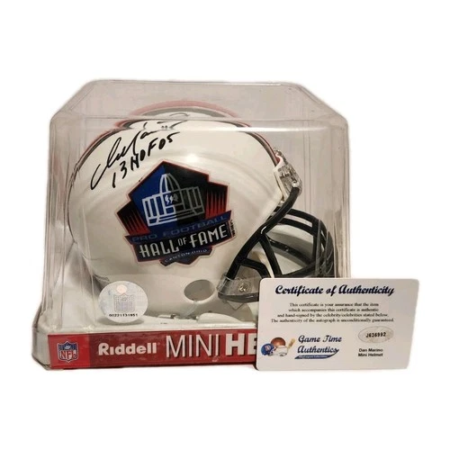 Dan Marino Miami Dolphins Hall Of Fame Autographed Riddell Mini Helmet W/ COA