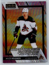 2023-24 O-Pee-Chee Platinum #283 Milos Kelemen Sunset Arizona Coyotes