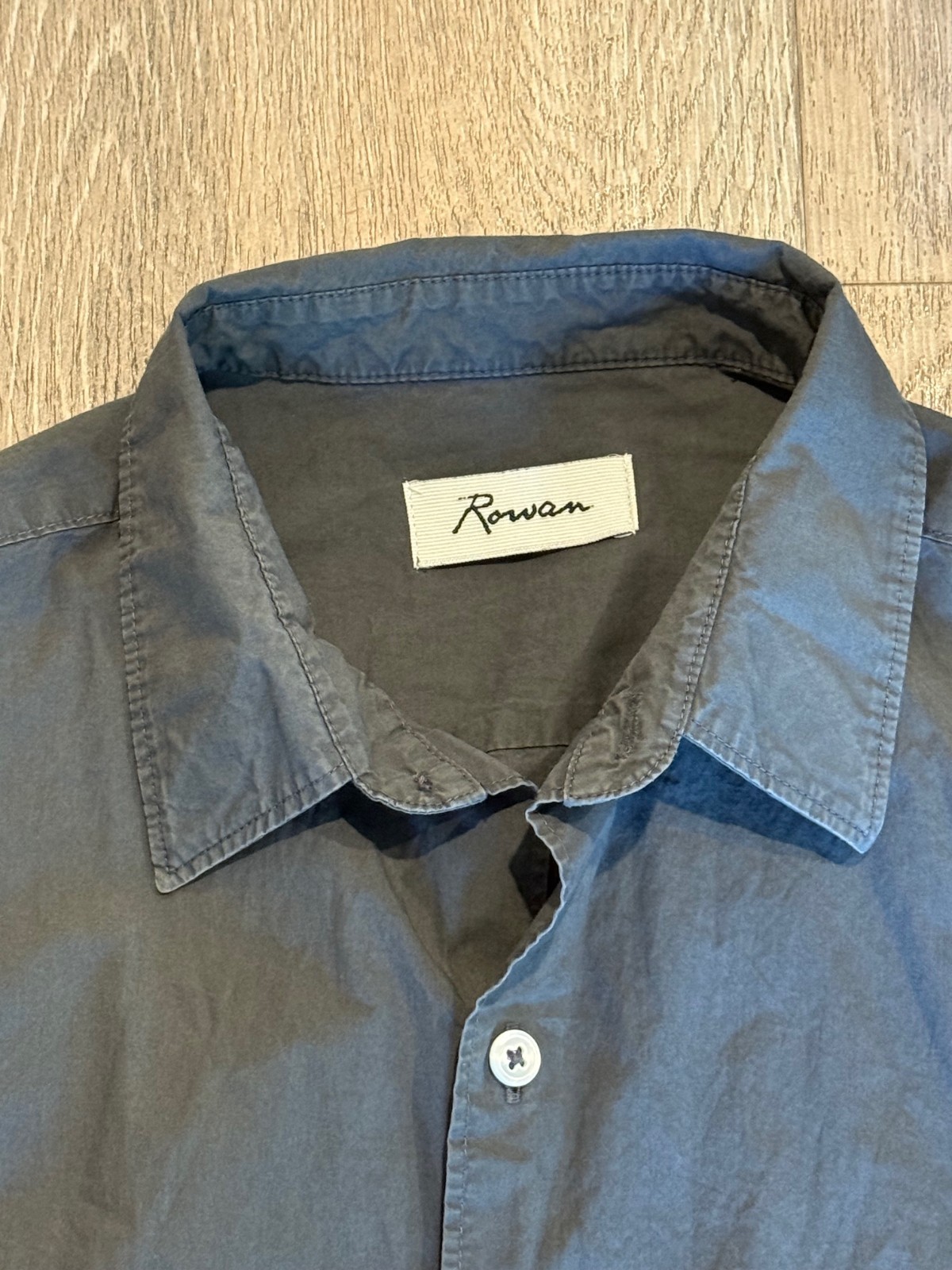 Rowan Everett Poplin Button Down Shirt Long Sleev… - image 3