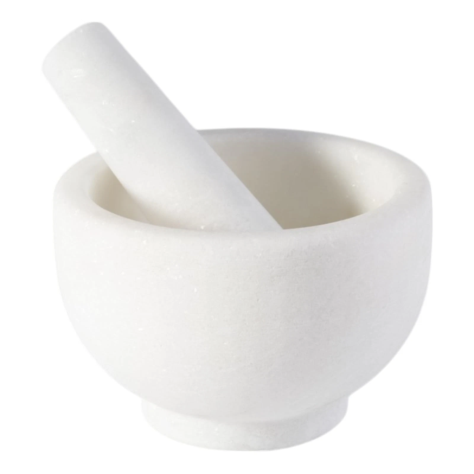 Koville Natural Marble Mortar and Pestle Set, 5" Unpolished 5", Namib Fantasy