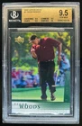 2001 Upper Deck Tiger Woods Rookie RC #1 BGS 9.5