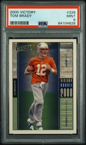 2000 Upper Deck Victory Tom Brady #326 PSA 9 Rookie RC Patriots