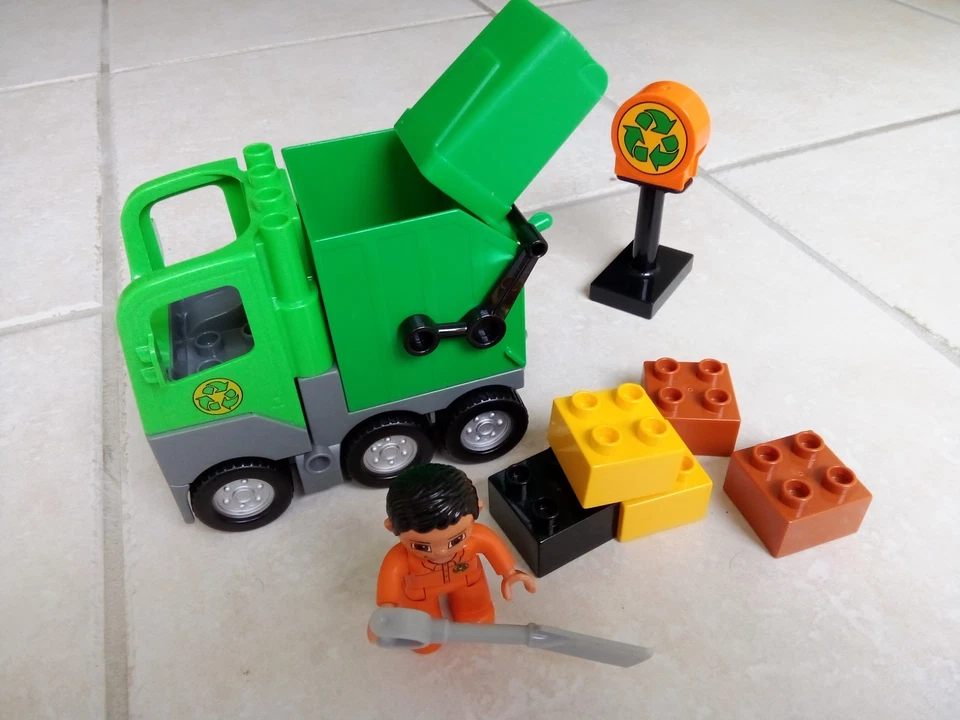 Lego Duplo 4659 - Le Camion Poubelle - Complet Garbage Truck  - Photo 2/2