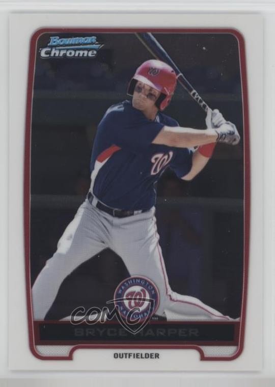 2012 Bowman Chrome Prospects Bryce Harper #BCP10 02ri
