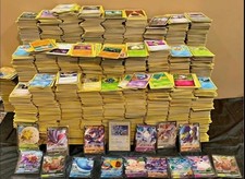 500 Pokemon Card Bulk Lot 350 Commom 150 Holo  1 Free EX/V/VSTAR Rare  Holos