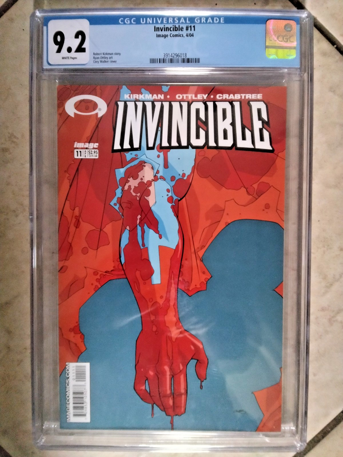 Invincible 11 Cgc 9.2 Image 2004 Kirkman Ottley Walker
