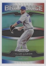 2020 Panini Prizm Brilliance Red White & Blue Prizm Jacob deGrom #B-1 0l4h