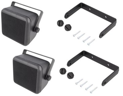 BOX0004 - Gehäuse mit Halterungen für Lautsprecher 10cm -  100mm  ( 2 Stück )