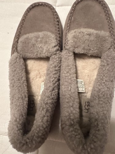 Ugg Australia Womens Dakota Spill Seam moccasin Size 11 Dakota Stormy Gray - Picture 5 of 10