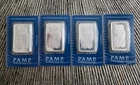 🔥Pamp Suisse Lady Fortuna - FOUR 1oz.999 Silver Bars (4oz total CONSECUTIVE #s)