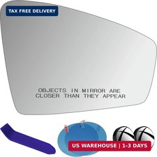 EAP Passenger Side Mirror Glass Compatible with VW Tiguan 2018-2024, Heated 5...
