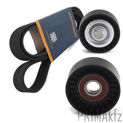 DENCKERMANN Keilrippenriemen + Spannrolle für Fiat Ducato 2.3 JTD 120 Multijet