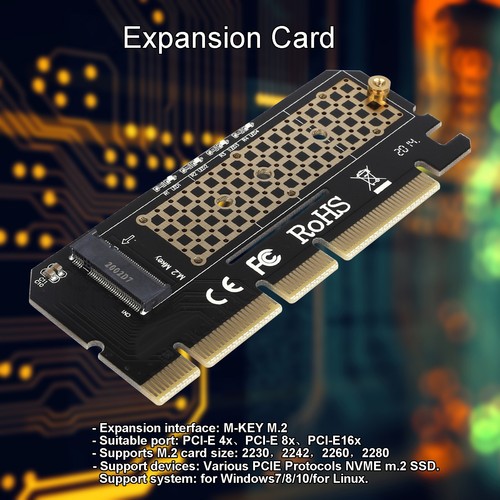 Desktop-PCI-E X4 Auf 1-Port M-Key PCI-E Nvme M.2 SSD-Erweiterungskarte KUI - Afbeelding 14 van 16