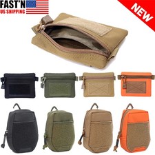 Tactical EDC Coin Pouch Purse Hiking Key Card Holder Pocket Bags for Men Wallet