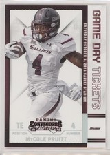 2015 Panini Contenders Draft Picks Game Day Tickets MyCole Pruitt #88 0d2