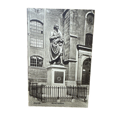 Postkarte AK Weimar Herder Denkmal Ungelaufen Ansichtskarte