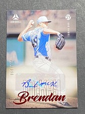 Brendan McKay 2021 Chronicles Luminance Red Auto #LA-BM #ed 60/100