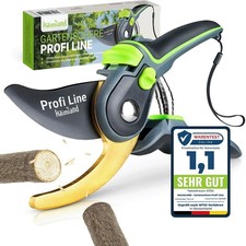 Profi-Gartenschere Bypass | scharfe SK5 Stahlklinge | Für große und kleine Hände