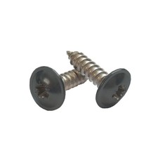 Anthracite Grey Coloured Painted Wafer Head Self Tapping Screws