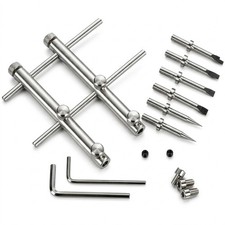 Pro DSLR Camera Lens Spanner Wrench Repair Opening Tool 10-100mm Stainless Steel