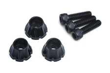 Kuryakyn Decorative Windshield Screws - Gloss Black - Set Motorcycle Street Bike