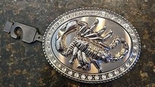 Scorpion Western Cowboy Style Belt Buckle Hebilla Vaquera Con Alacran Zodiac Nov