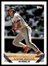 1993 Topps Luis Sojo California Angels #347