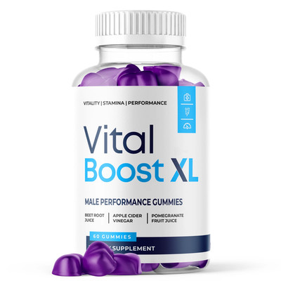 (1 Pack) Vital Boost XL Male Gummys Advanced Formula VitalBoost XL 60 Gummies
