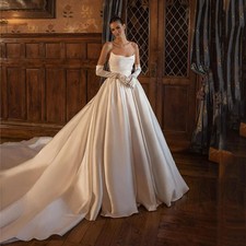 Vintage Classic Wedding Dresses Customized Mariage Bride Dresses Brides Gowns