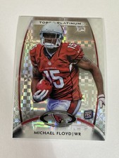 2012 Topps Platinum Michael Floyd Xfractor RC #117 Cardinals Rookie Card. rookie card picture