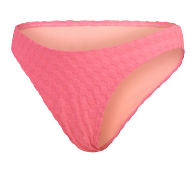 Speedo Terry Scoop High Leg Bikini Bottoms Pink XXL UK 18 20 Cheeky FLU3NTE BNWT