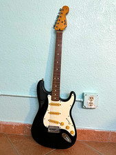 Fender Mexico Squier Stratocaster Black Electric Guitar
