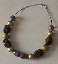 necklace acrylic bead  statement jewellery