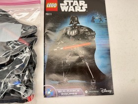 LEGO Star Wars: Darth Vader Buildable Figure 75111 100% Complete Set W/ manual