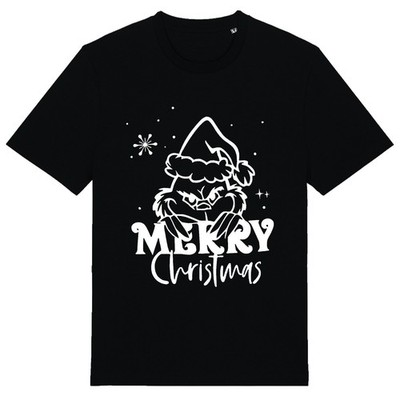 Grinch Merry Christmas - Unisex T-Shirt Festlich Jolly Secret Santa Xmas Carol