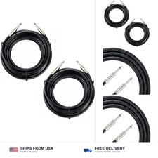 2PCS Professional 30 Feet 12 Gauge 1/4 Inch to 1/4 Inch Male Speaker Cables -...