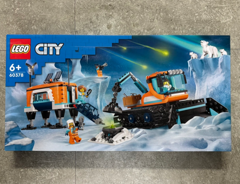 LEGO City 60378 Arctic Explorer Truck Mobile Lab 489pc Retired New