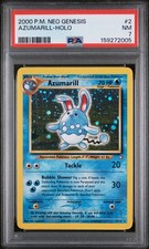 PSA 7 Azumarill 2/111 2000 Neo Genesis Holo carta Pokemon rara